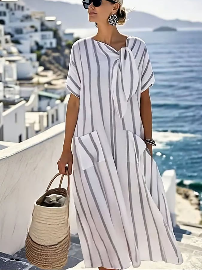 Robe Longue en Lin Doux
