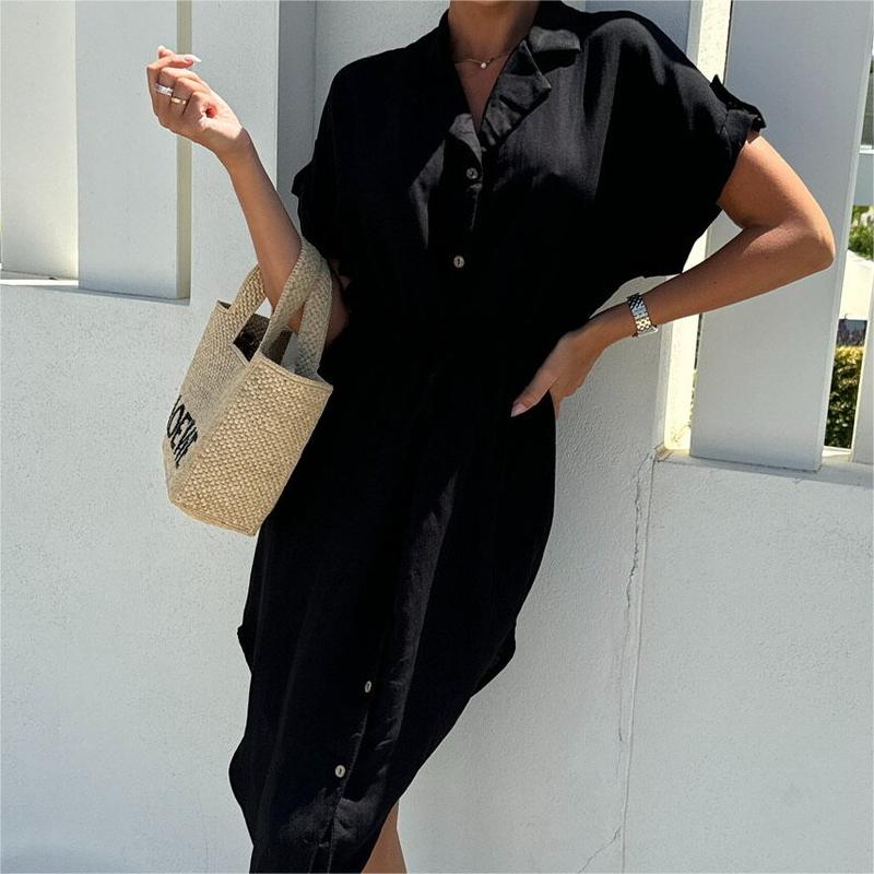 Anna | Robe Ceinturée Plissée