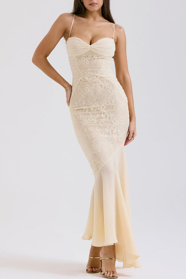Quincy | Robe Sirène Dentelle Mesh
