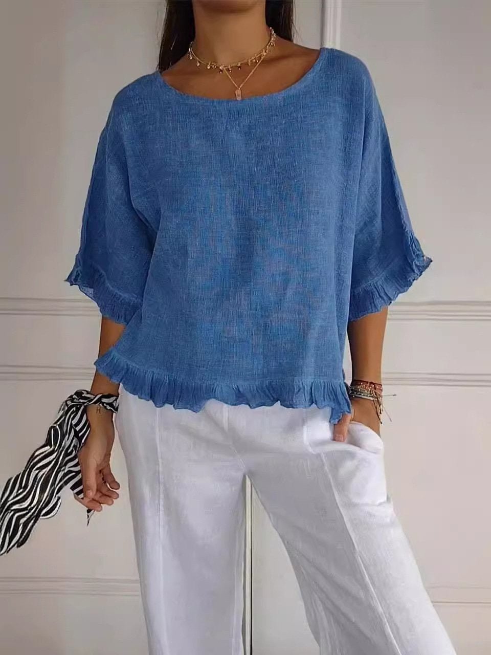 Claudia™ | Blouse Casual Élégante