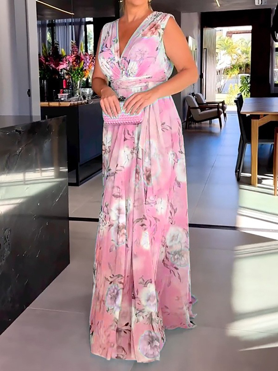 Camille | Robe Midi Décolleté V