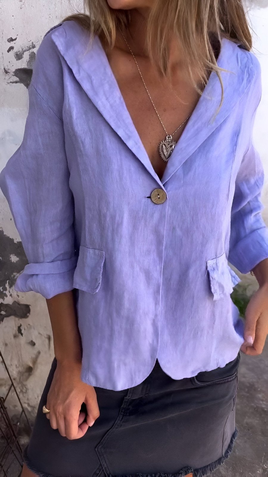 Ellie™ | Top Blazer Minimaliste