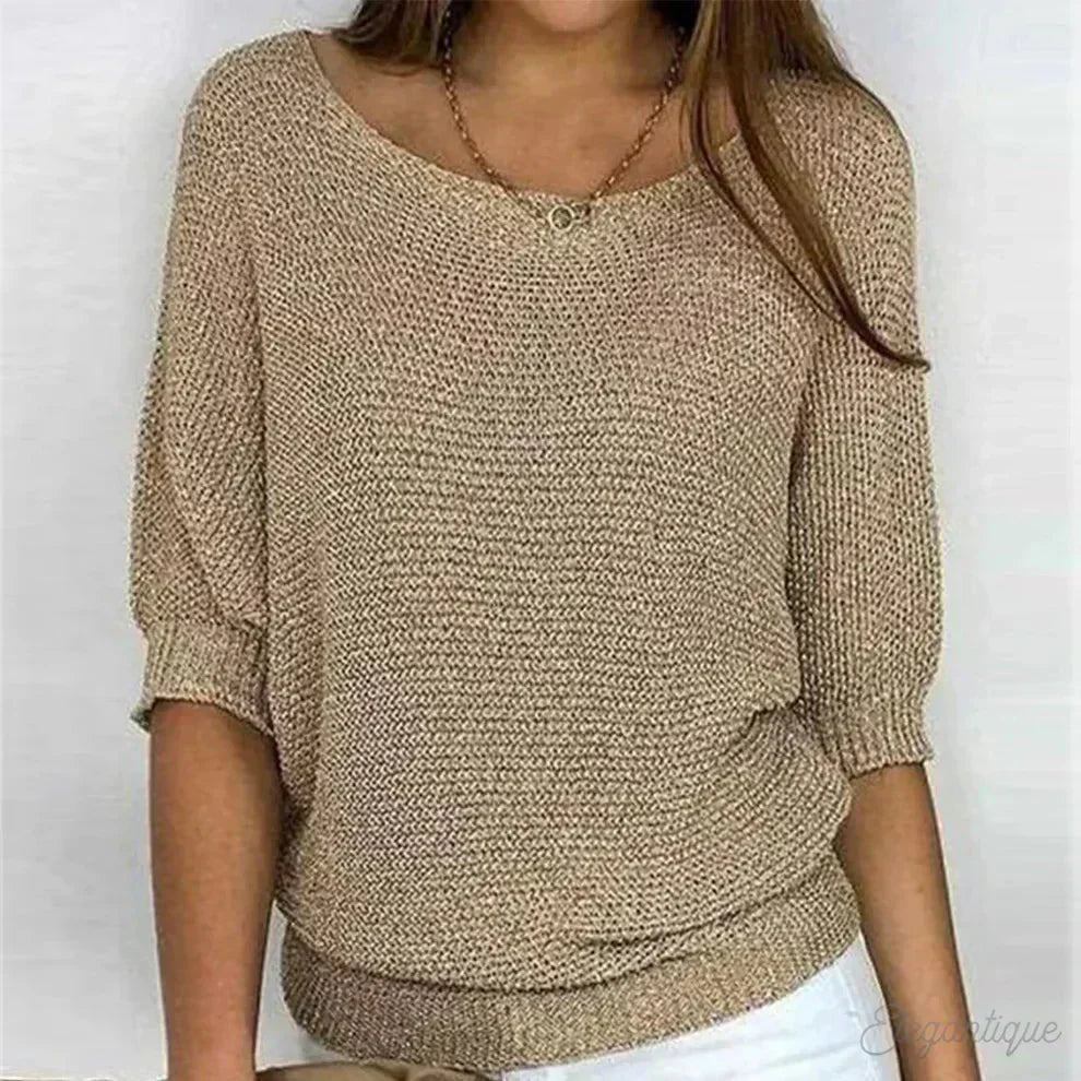Eunice™ | Haut Tricoté Décontracté