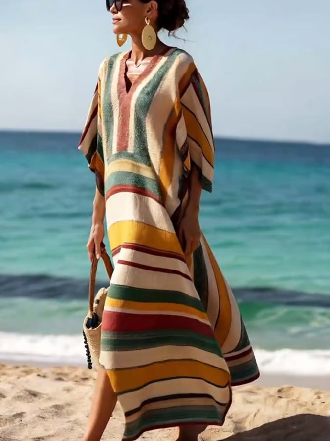 Robe Longue en Lin Élégance