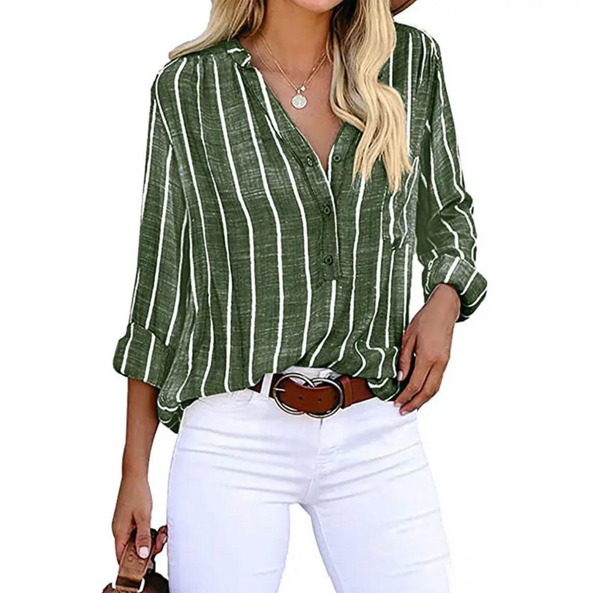 Giana™ | Blouse Casual Rayée
