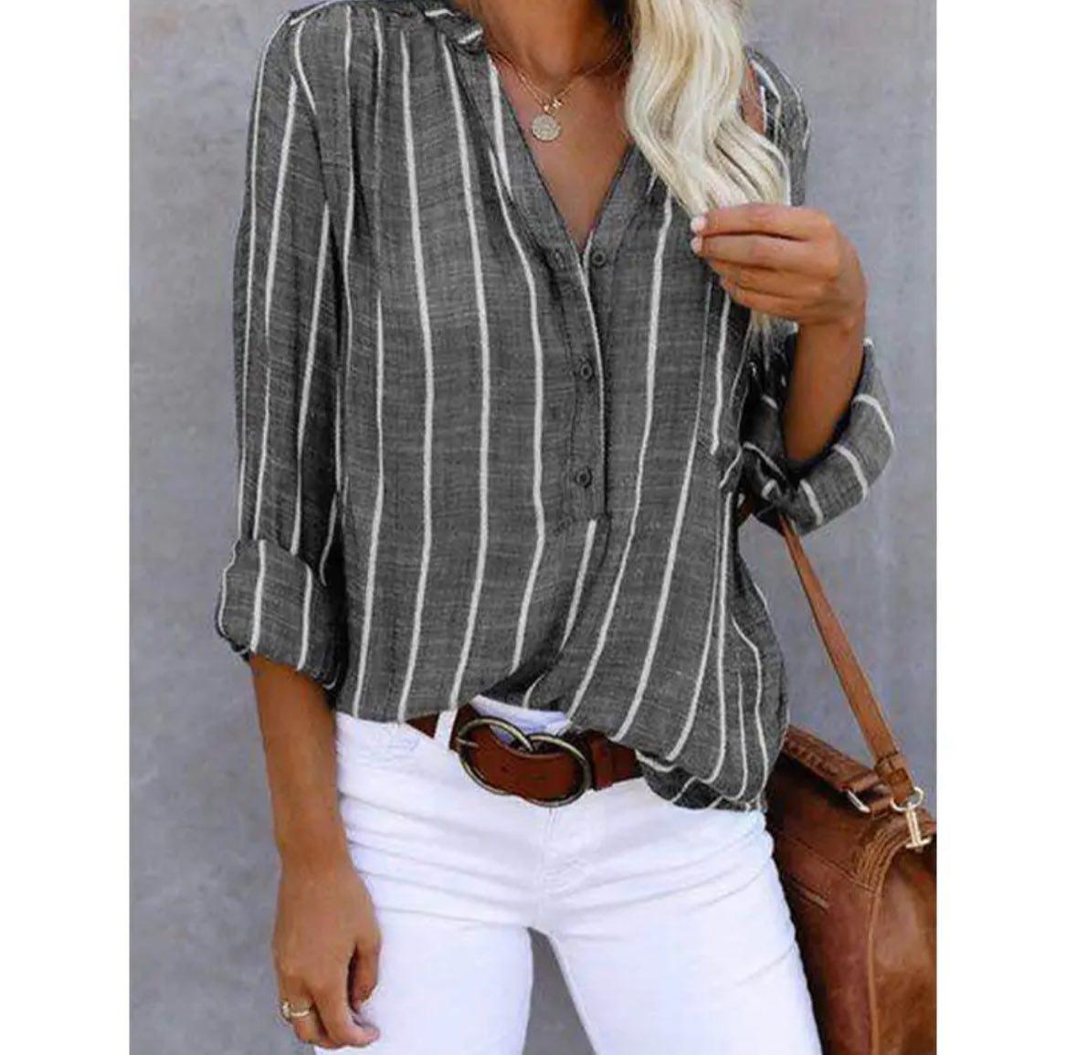 Giana™ | Blouse Casual Rayée