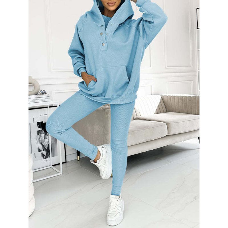 Confortable Ensemble de Hoodie 3 pièces