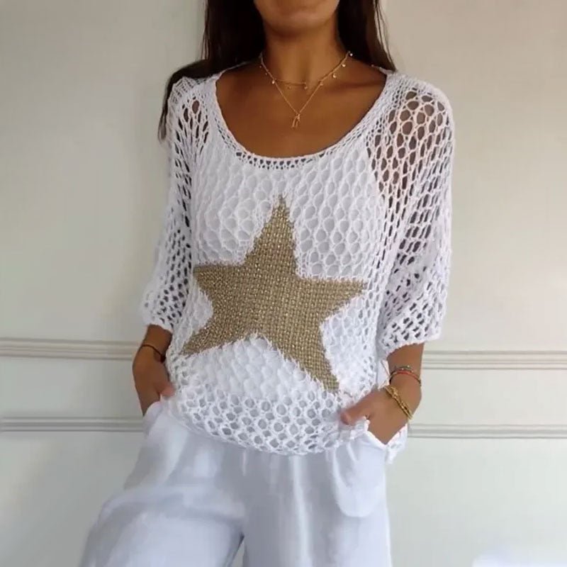 Jiah™ | Haut Tricoté Étoilé