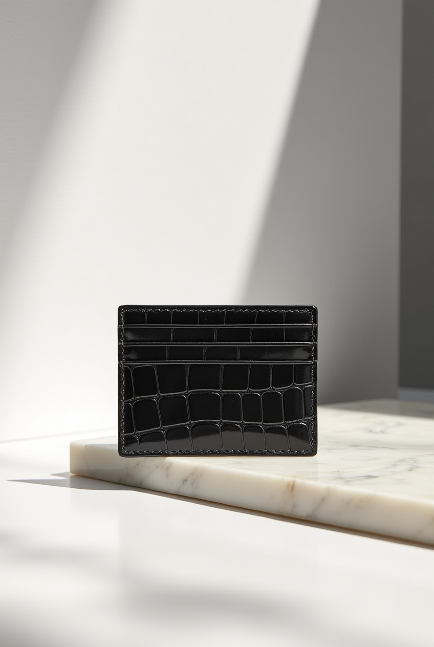 Rimini Leather Cardholder - Black Edition