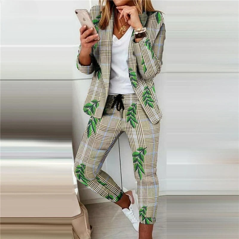 Audrey | Ensemble blazer 2 pièces Chic