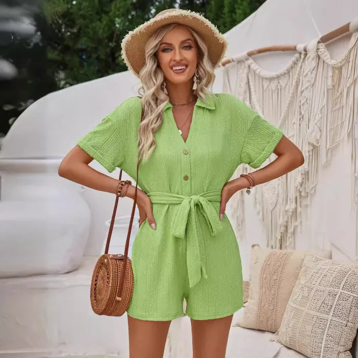 Emilia | Summer Jumpsuit with Buttons