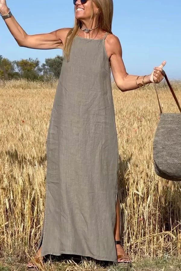 Luna | Robe d’Été en Lin