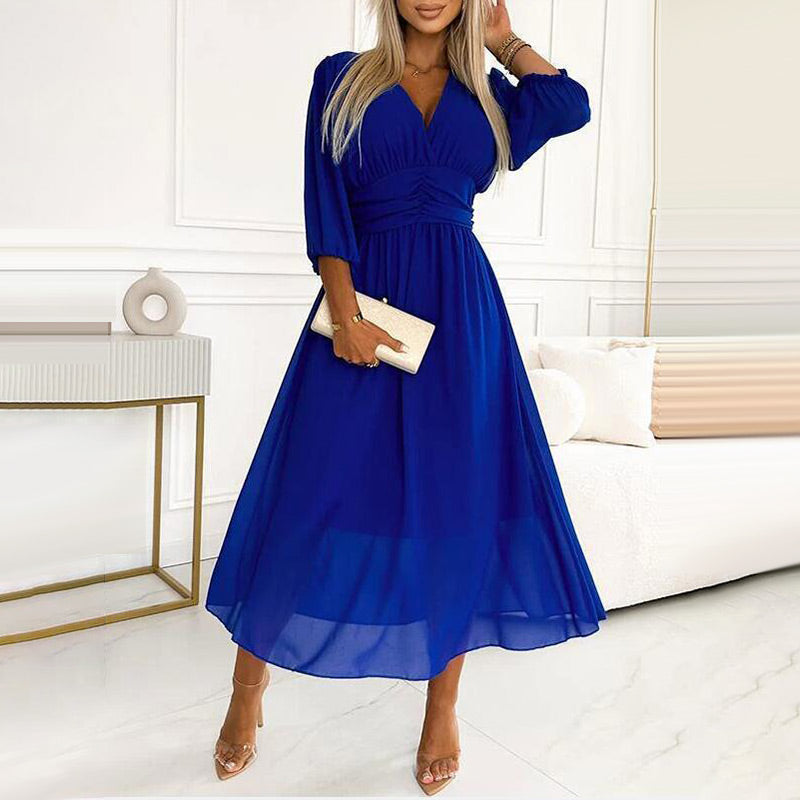 Claudine | Robe Chiffon Élégante
