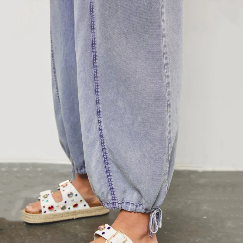Élisa – Une-Pièce en Denim Chic