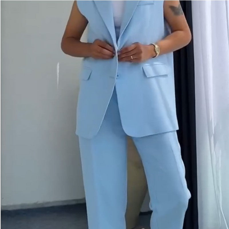 Vivienne | Ensemble estival élégant avec gilet